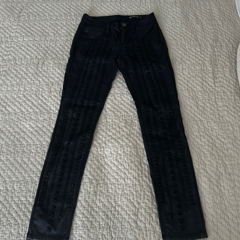 BLANKNYC Faux Leather Skinny Jeans